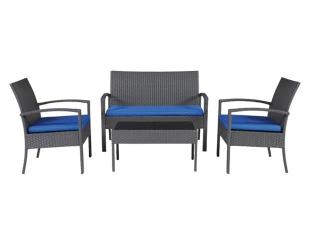 Ashley Alina 4-Piece Patio Set 1 Ashley Alina 4-Piece Patio Set