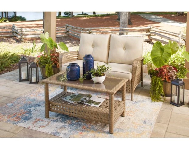 Ashley Braylee Loveseat With Table 5 Ashley Braylee Loveseat With Table - Image 5