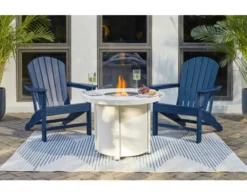 Ashley Sundown Treasure Blue Adirondack Chair 8 Ashley Sundown Treasure Blue Adirondack Chair -Ashley ASHY643487 D