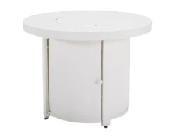 Ashley Sundown Treasure Round White Fire Pit
