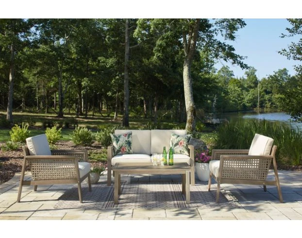 Ashley Barn Cove 4-Piece Patio Set 2 Ashley Barn Cove 4-Piece Patio Set - Image 2