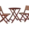 Ashley Safari Peak Brown 3-Piece Table & Chair Set