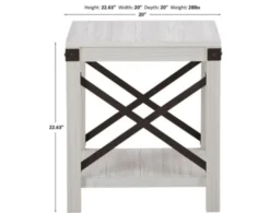 Ashley Bayflynn Square End Table 13 Ashley Bayflynn Square End Table -Ashley ASHY659834 X