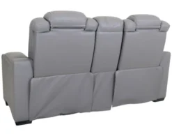 Ashley Backtrack Leather Power Reclining Console Loveseat -Ashley ASHY663393 E