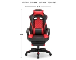 Ashley Lynxtyn Red Gaming Chair -Ashley ASHY663736 X
