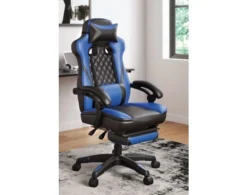 Ashley Lynxtyn Blue Gaming Chair 13 Ashley Lynxtyn Blue Gaming Chair -Ashley ASHY663739 F
