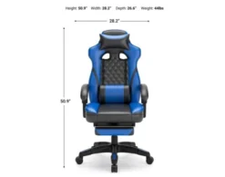 Ashley Lynxtyn Blue Gaming Chair 15 Ashley Lynxtyn Blue Gaming Chair -Ashley ASHY663739 X