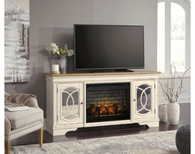 Ashley Realyn Media Console With Electric Fireplace 2 Ashley Realyn Media Console With Electric Fireplace - Image 2