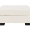 Ashley Donlen White Oversized Ottoman