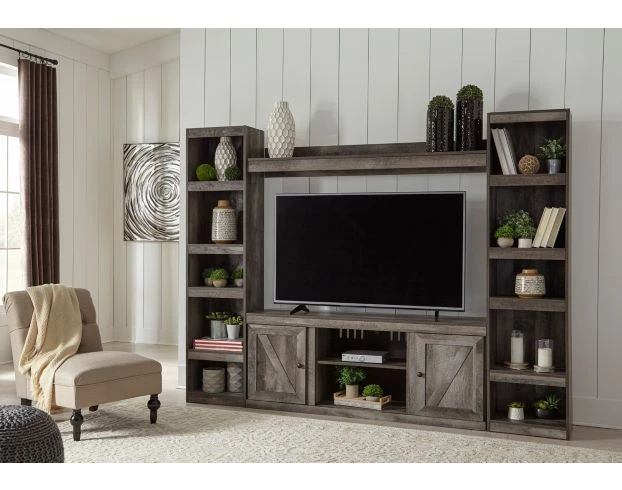 Ashley Wynnlow 4-Piece Entertainment Center 2 Ashley Wynnlow 4-Piece Entertainment Center - Image 2