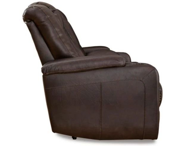 Ashley Mancin Brown Reclining Console Loveseat 5 Ashley Mancin Brown Reclining Console Loveseat - Image 5
