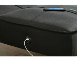 Ashley Santini Black Convertible Sofa Bed -Ashley ASHY698087 I