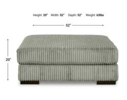 Ashley Lindyn Oversized Fog Ottoman -Ashley ASHY706031 X