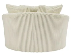 Ashley Lindyn Oversized Ivory Swivel Chair -Ashley ASHY707372 D