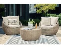 Ashley Danson Round Coffee Table -Ashley ASHY707420 D