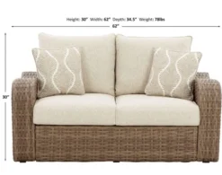 Ashley Sandy Bloom Loveseat 19 Ashley Sandy Bloom Loveseat -Ashley ASHY708164 X