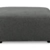 Ashley Edenfield Oversized Charcoal Ottoman