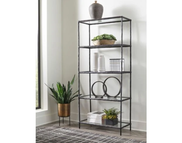 Ashley Ryandale Black Bookcase 3 Ashley Ryandale Black Bookcase - Image 3