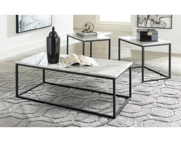 Ashley Donnesta Coffee Table & 2 End Tables 2 Ashley Donnesta Coffee Table & 2 End Tables - Image 2