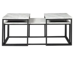Ashley Donnesta Coffee Table & 2 End Tables 5 Ashley Donnesta Coffee Table & 2 End Tables -Ashley ASHY717346 C