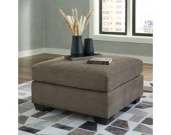 Ashley Mahoney Chocolate Oversized Ottoman 9 Ashley Mahoney Chocolate Oversized Ottoman -Ashley ASHY719521 D