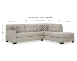 Ashley Mahoney Pebble 2-Piece Sectional With Right Chaise -Ashley ASHY719531 X