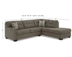 Ashley Mahoney 2-Piece Sectional With Right-Facing Chaise -Ashley ASHY719546 X
