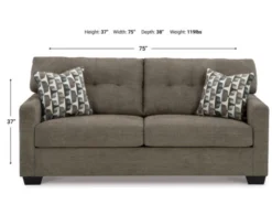 Ashley Mahoney Chocolate Sofa -Ashley ASHY719557 X