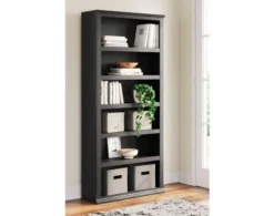 Ashley Beckincreek Black Bookcase -Ashley ASHY734294 F