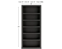 Ashley Beckincreek Black Bookcase -Ashley ASHY734294 X