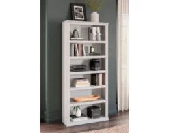Ashley Kanwyn White Bookcase 13 Ashley Kanwyn White Bookcase -Ashley ASHY734297 F