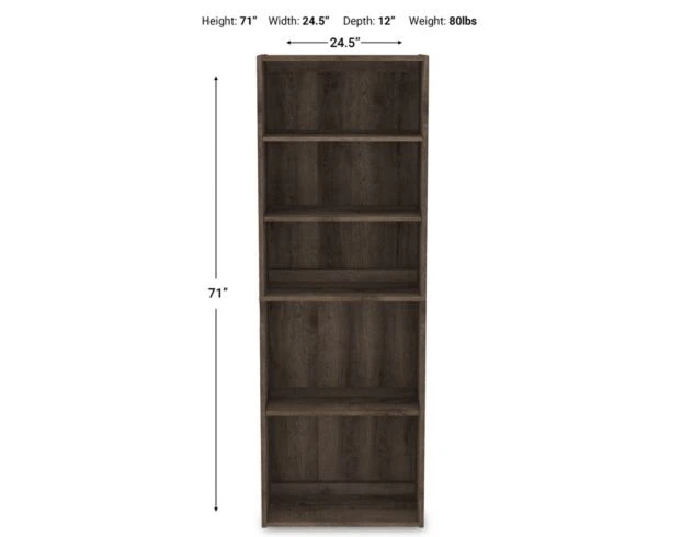 Ashley Arlenbry 71-Inch Bookcase 7 Ashley Arlenbry 71-Inch Bookcase - Image 7