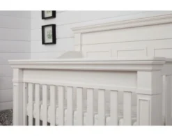 Million Dollar Baby Tillen White Convertible Crib -Ashley BABY521250 D