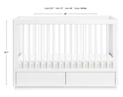 Million Dollar Baby Bento 3-In-1 Convertible Storage Crib 15 Million Dollar Baby Bento 3-In-1 Convertible Storage Crib -Ashley BABY726376 X