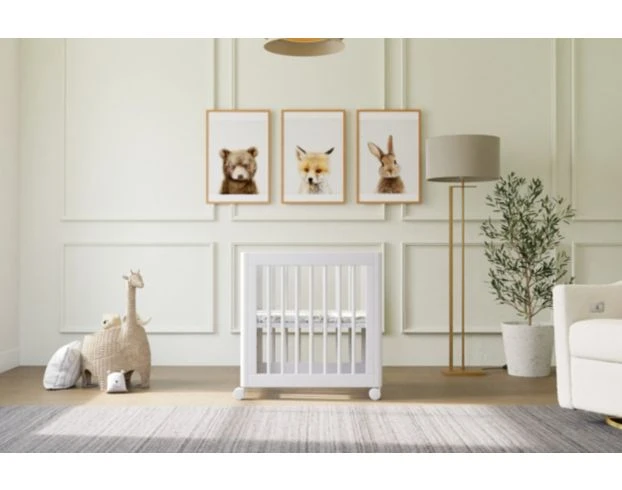 Million Dollar Baby Yuzu 8-in-1 Convertible White Crib 9 Million Dollar Baby Yuzu 8-in-1 Convertible White Crib - Image 9