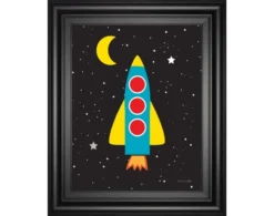Classy Art Blast Off Wall Art 22 X 26