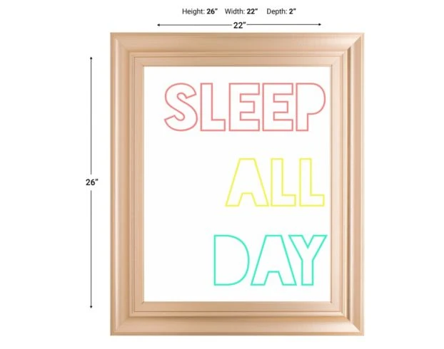 Classy Art Sleep All Day 22 X 28 2 Classy Art Sleep All Day 22 X 28 - Image 2