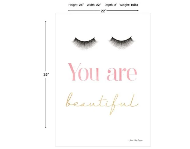Classy Art You Are Beautiful 16 X 20 2 Classy Art You Are Beautiful 16 X 20 - Image 2