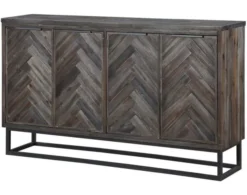 Coast To Coast Aspen Court Brown Four-Door Media Console