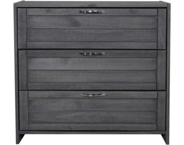 Donco Trading Co. Louver 3-Drawer Chest 1 Donco Trading Co. Louver 3-Drawer Chest