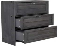 Donco Trading Co. Louver 3-Drawer Chest 5 Donco Trading Co. Louver 3-Drawer Chest -Ashley DONC408177 C
