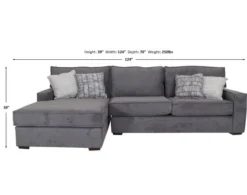 England Lyndon 2-Piece Sectional With Left-Facing Chaise -Ashley ENGL683172 X
