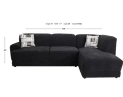 England Cole 2-Piece Sectional With Right-Facing Chaise -Ashley ENGL711566 X