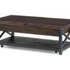 Flexsteel Carpenter Rustic Brown Lift-Top Coffee Table