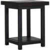 Flexsteel Carpenter Rustic Brown Chairside Table