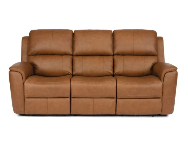 Flexsteel Henry Tan Leather Power Recline Sofa 1 Flexsteel Henry Tan Leather Power Recline Sofa