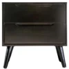 Furniture Of America Lennart Black Nightstand
