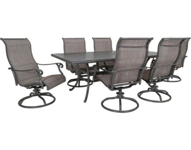 Gather Craft Macan 7-Piece Outdoor Dining Set 1 Gather Craft Macan 7-Piece Outdoor Dining Set