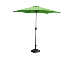 Gather Craft Umbrella Collection Green 9' Crank Tile Umbrella