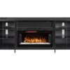 Greentouch Usa Fullerton Black Oak Media Fireplace